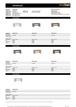 Universal Tisch TP neu - trendteam GmbH & Co. KG