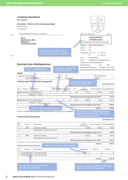 MUSTERGEBÜHRENBESCHEID Bescheid über Abfallgebühren