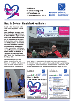 Herz in Gefahr - Herzinfarkt verhindern