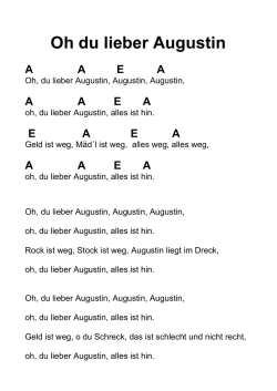 Oh du lieber Augustin AAEA