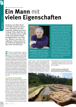 ein mann mit vielen eigenschaften