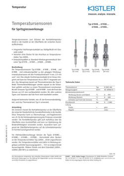 Datenblatt, Typ 6192B..., 6193B..., 6194B..., 6195B
