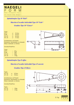 © by Spindelstufen Typ 30 “Keil“ Marches d`escalier helicoïdal Type