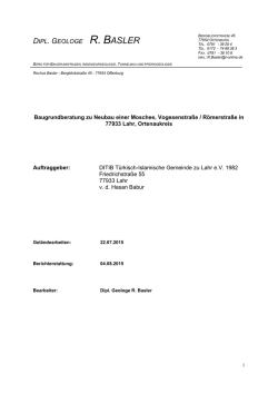 DIPL. GEOLOGE R. BASLER