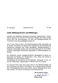 September-Info - Markt Essenbach
