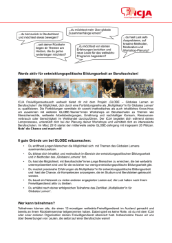 Infos und Bewerbungsfrist findest du hier