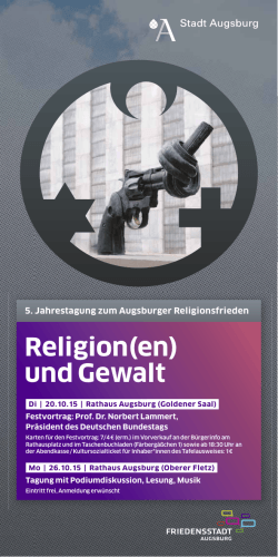 Religion(en) und Gewalt - Arbeitsgemeinschaft für Friedens