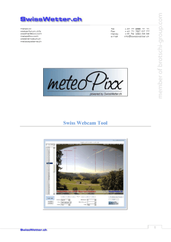 Handbuch - meteomarkt.ch und meteo.cc