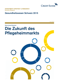 Die Zukunft des Pflegeheimmarkts PDF