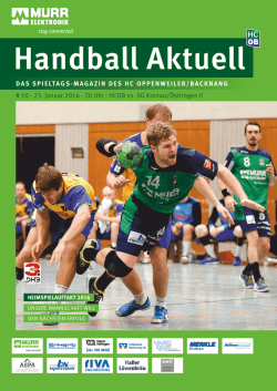 HCOB vs. SG Kronau/&Ouml;stringen II