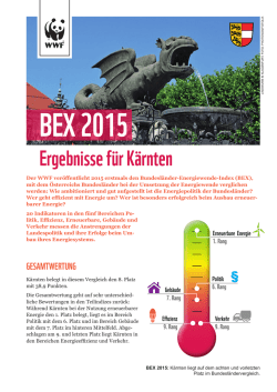 Factsheet BEX Kärnten