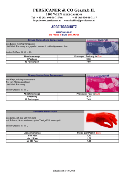 Diese Preisliste gibts auch als pdf-Datei