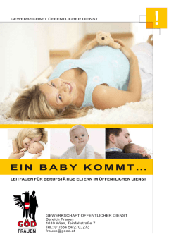 EIN BABY KOMMT&hellip;