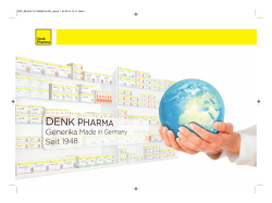 Unsere Geschichte - DENK PHARMA GmbH & Co. KG