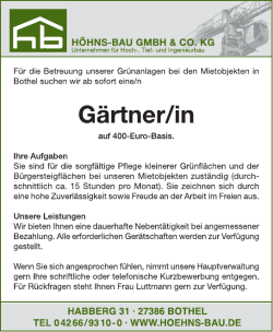 Gärtner/in