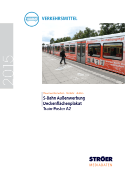 Mediadaten - S-Bahn Berlin GmbH
