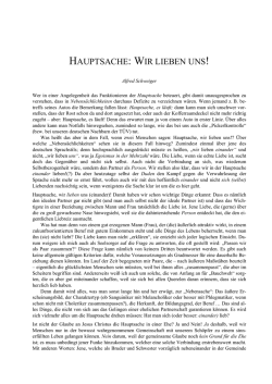 Hauptsache Liebe?