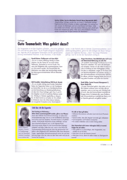 Gute Teamarbeit: Was geh&ouml;rt dazu?