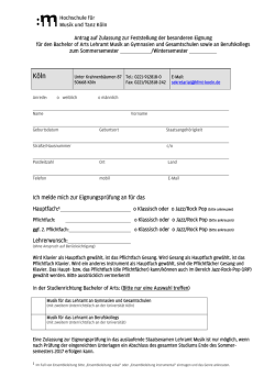 Hochschule für Musik Köln
