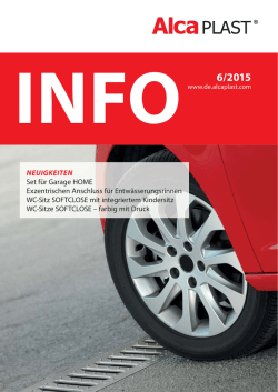 INFO 6/2015 - Alca plast, sro