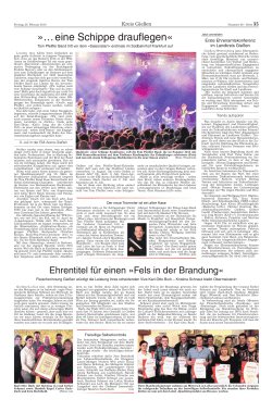 eine Schippe drauflegen