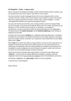 Pfingstbrief 2015