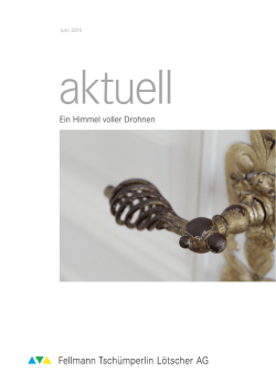 Ein Himmel voller Drohnen / 06.2015
