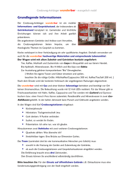 Grundlegende Informationen zur Wunderbar