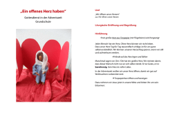 Ein offenes Herz haben