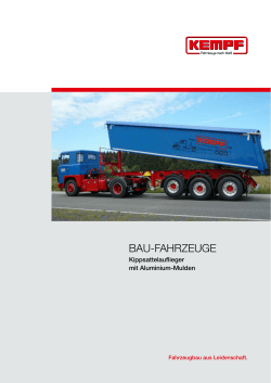 bau-fahrzeuge - Fahrzeugbau KEMPF GmbH