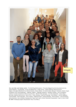 Van vorn links nach hinten rechts: Tim Wethling (Referendar