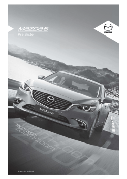 Mazda6 Preisliste - Mazda Deutschland