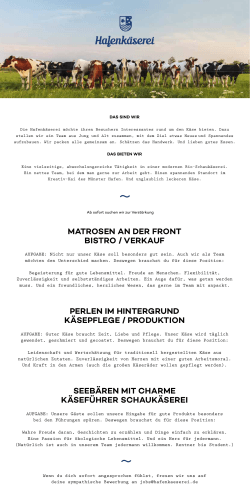 PDF anzeigen - Hafenkäserei Münster