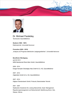 Dr. Michael Fiedeldey