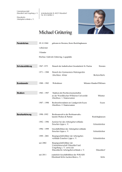 Michael Grütering - Unternehmerschaft Düsseldorf und Umgebung eV
