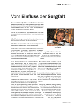 I.R. &uuml;ber die Kaffeepflanze