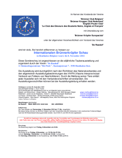 Internationalen Brünnerkröpfer Schau