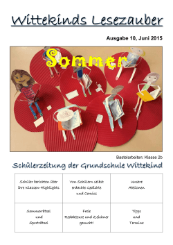 Ausgabe 10, Juni 2015 - Grundschule Wittekind Halle