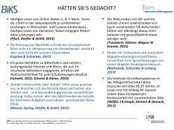 H&Auml;TTEN SIE`S GEDACHT?