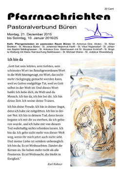 &bdquo;Gott hat sein letztes, sein tiefstes, sein sch&ouml;nstes Wort im
