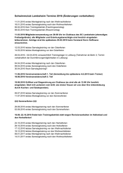 Termine - Schwimmclub Lambsheim ´74