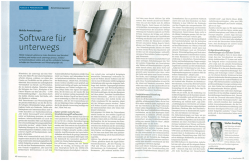 Software unterwegs