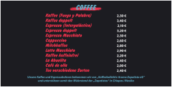Unsere Kaffee und Espressobohnen bekommen wir von