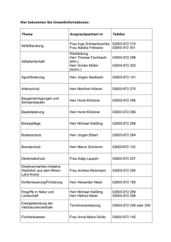 Hier bekommen Sie Umweltinformationen