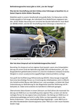 Sozialverband VdK Deutschland - Schwerbehinderte bekommen