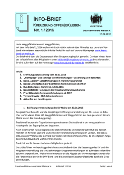 Info- Brief 1/2016 - Kreuzbund