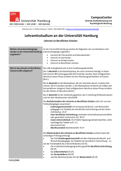 Lehramt an Beruflichen Schulen