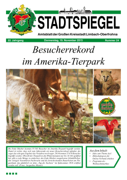 Besucherrekord im Amerika-Tierpark - Limbach
