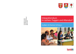 Integrationskurs in Lachen, Tuggen und Altendorf