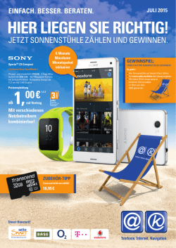 hier liegen sie richtig! - TV